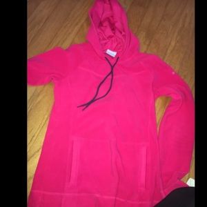 Hot pink Columbia hoodie